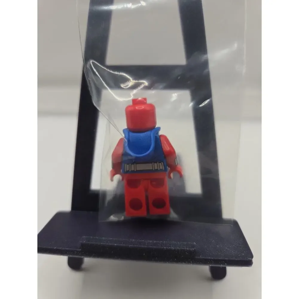 LEGO Scarlet Spider Man Minifigure 76057 Bridge Battle Genuine Lego Spiderman